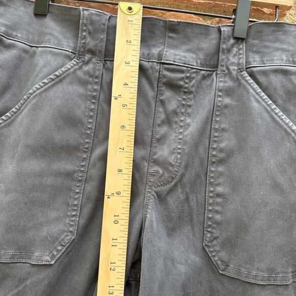 Spanx Pants Stretch Twill Cargo Jogger Pull On Size 1X Ankle Gray Slimming - Picture 7 of 10